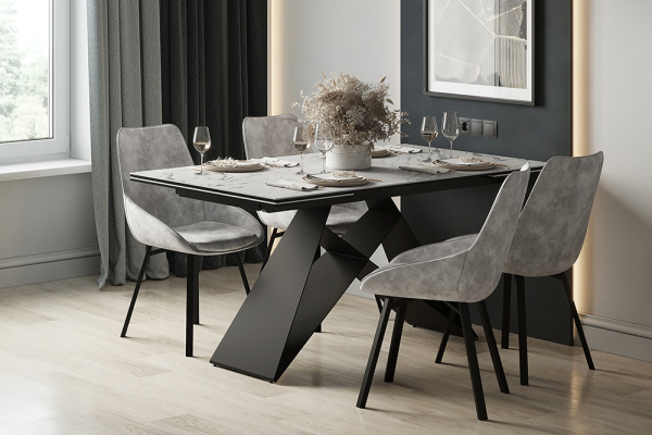 Стол BERLIN 160 (BERLIN 160 MRB PL CER) BERLIN 160